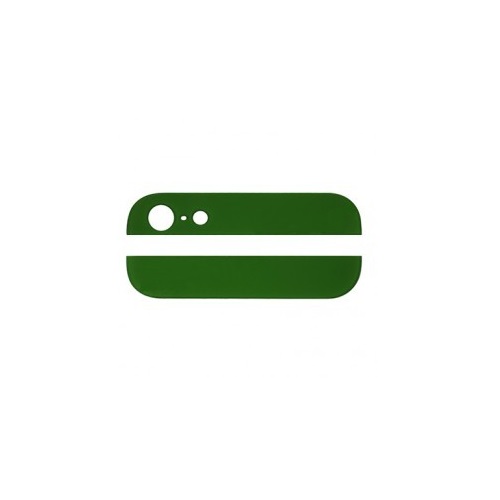 Top & Bottom Glass for Back Cover for iPhone 5 - Green