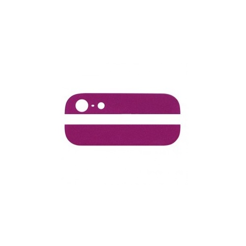 Top & Bottom Glass for Back Cover for iPhone 5 - Purple
