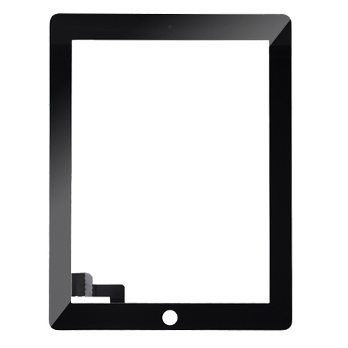 Aftermarket Digitizer without Home Button for iPad 2 - Black
