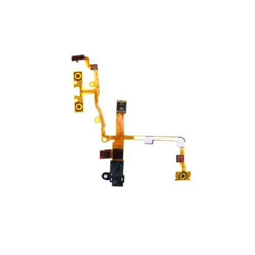 Audio/Headphone Jack Flex Cable for iPhone 3G - Black