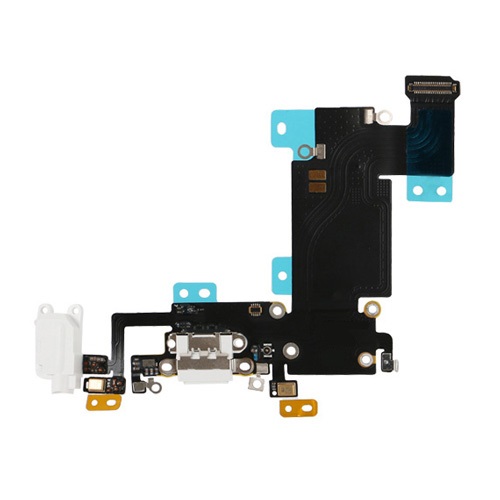 Premium Charging Port Flex Cable for iPhone 6S Plus - Silver