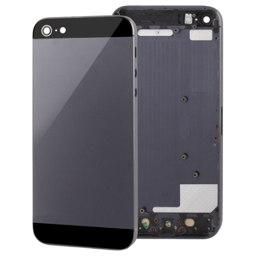 Back Cover (No Logo) for iPhone 5 - Black