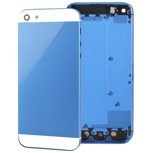 Back Cover (No Logo) for iPhone 5 - Light Blue