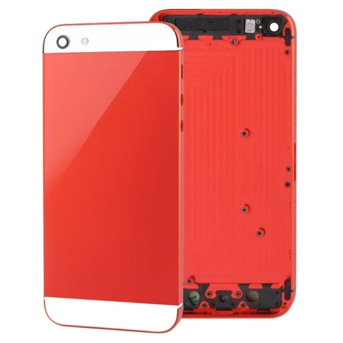 Back Cover (No Logo) for iPhone 5 - Red