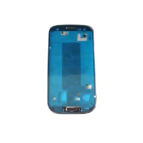 Mid-Frame with Home Button for Galaxy S3 Verizon SCH-i535,- Blue