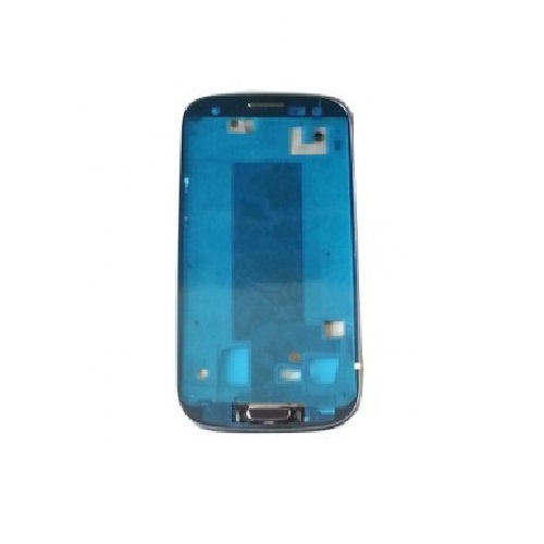 Mid-Frame with Home Button for Galaxy S3 Sprint SPH-L710,- Blue