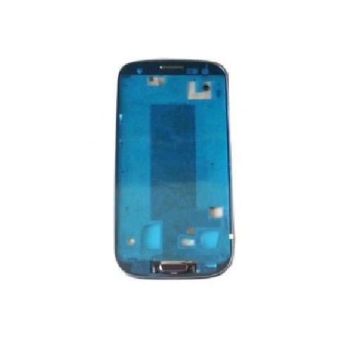 Mid-Frame with Home Button for Galaxy S3 i9300,- Pebble Blue