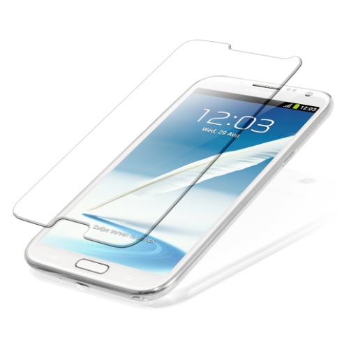 Clear Tempered Glass for Galaxy Note 2 - Retail Packaging