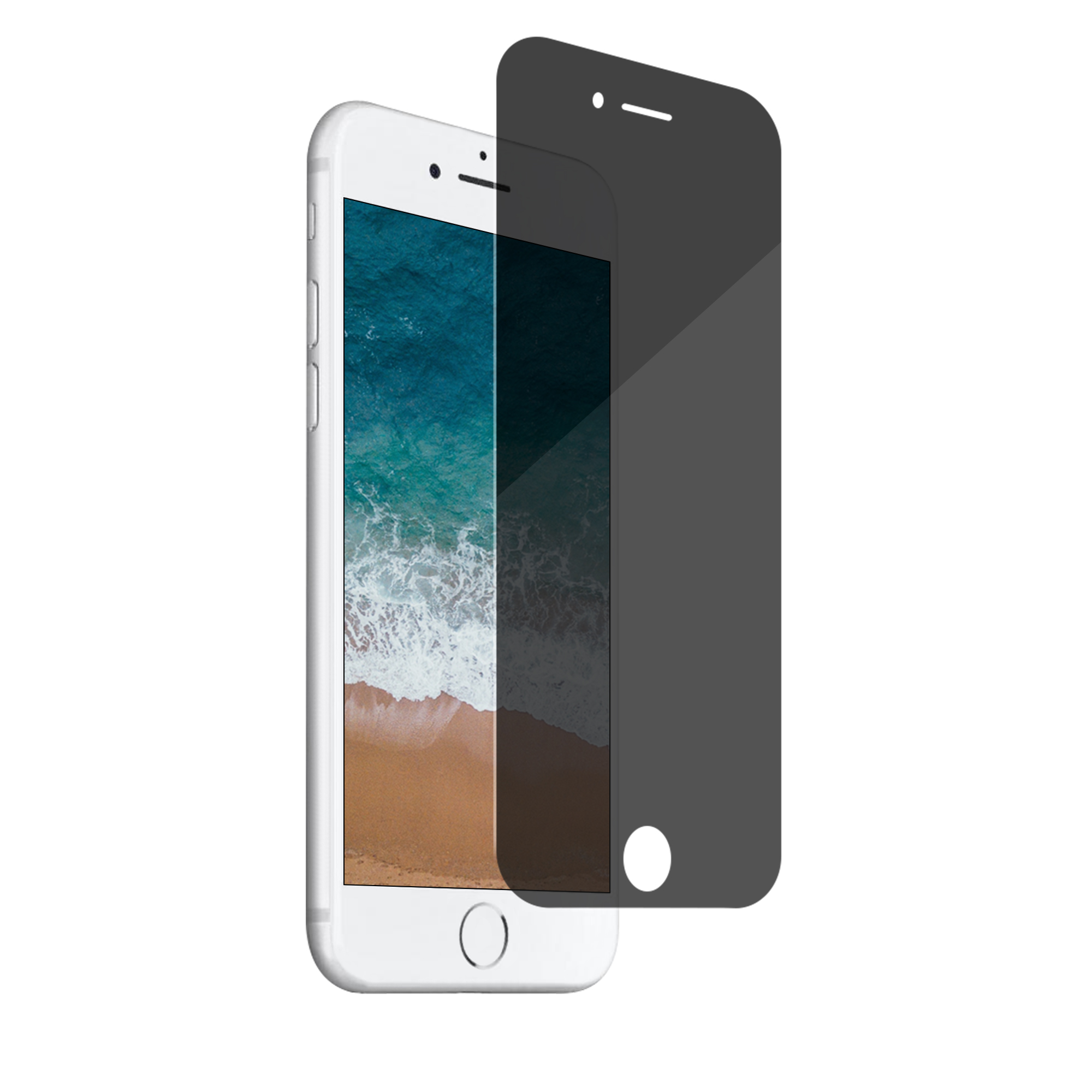 Privacy Tempered Glass For iPhone 6 / 6S / 7 / 8 / SE (2020) / SE (2022) – Bulk Packaging