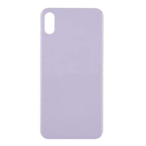 Back Cover Glass for iPhone XS (No Logo) – Silver