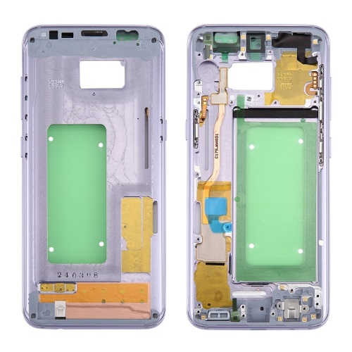 Mid-Frame Housing with Small Components Pre-Installed for Galaxy S8 – Orchid Gray / Violet