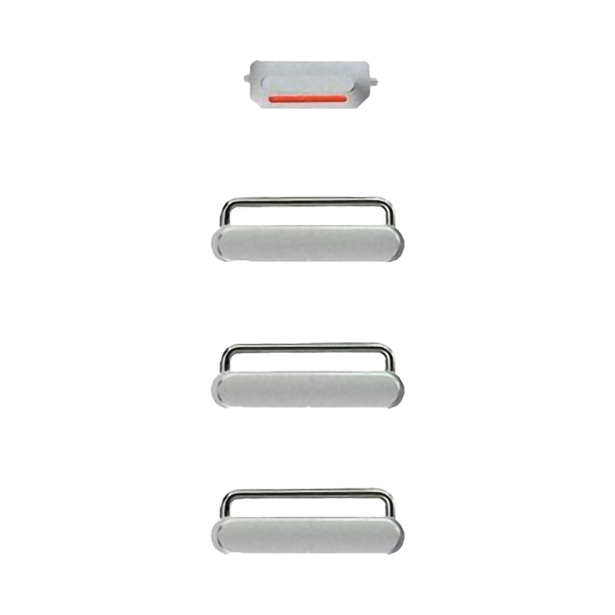 Hard Buttons (Power + Volume + Switch) for iPhone 6S - Silver