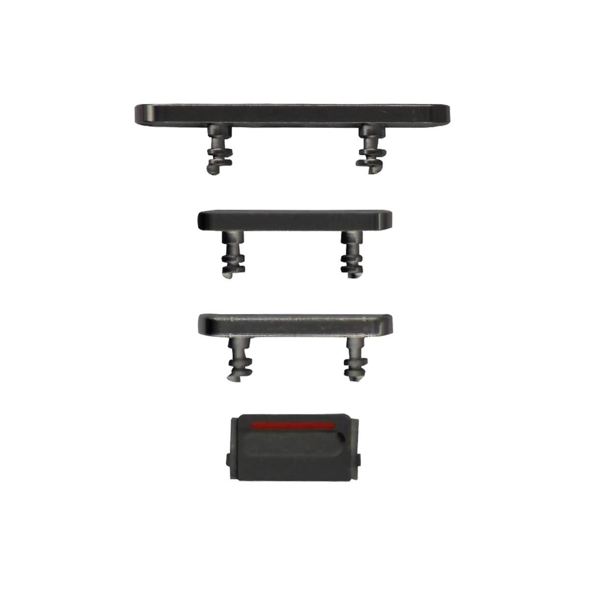 Hard Buttons (Power + Volume + Switch) for iPhone 12 Pro / 12 Pro Max - Silver