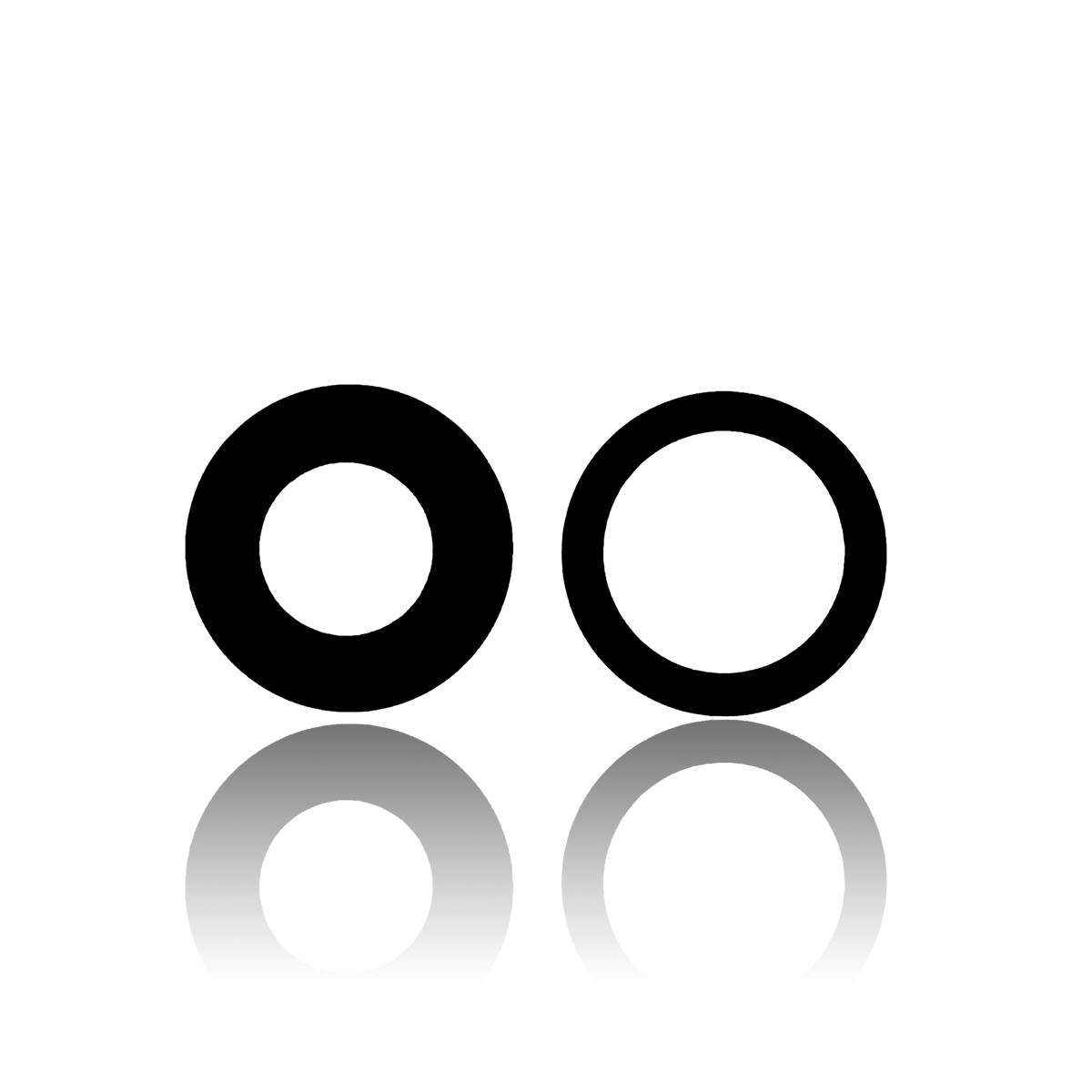 Back Camera Lens Glass Only with Adhesive for iPhone 11 (2 pcs Set) (Real Sapphire)