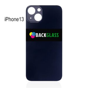 Back Cover Glass for iPhone 13 (Big Camera Hole) – Midnight