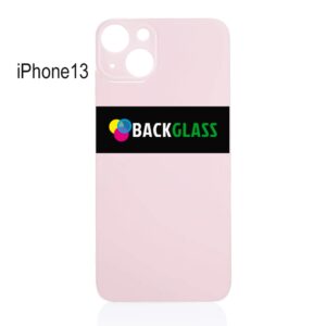 Back Cover Glass for iPhone 13 (Big Camera Hole) – Pink