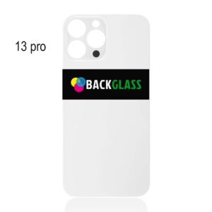Back Cover Glass for iPhone 13 Pro (Big Camera Hole) – Silver