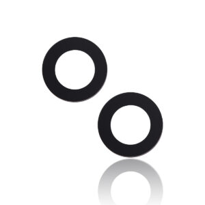 Back Camera Lens Glass Only with Adhesive for iPhone 14 / 14 Plus / 15 / 15 Plus (2 pcs Set) (Real Sapphire)
