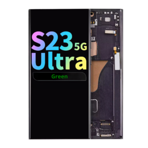 Refurbished OLED Assembly with Frame for Samsung Galaxy S23 Ultra - Green