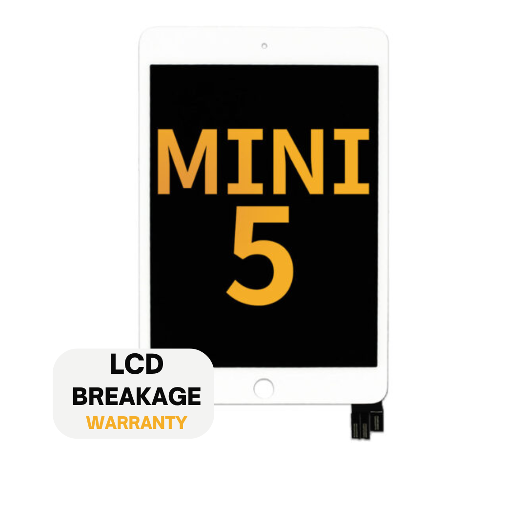 LCD Assembly with Digitizer for iPad Mini 5 (Sleep + Wake Sensor Flex Pre-Installed) - White