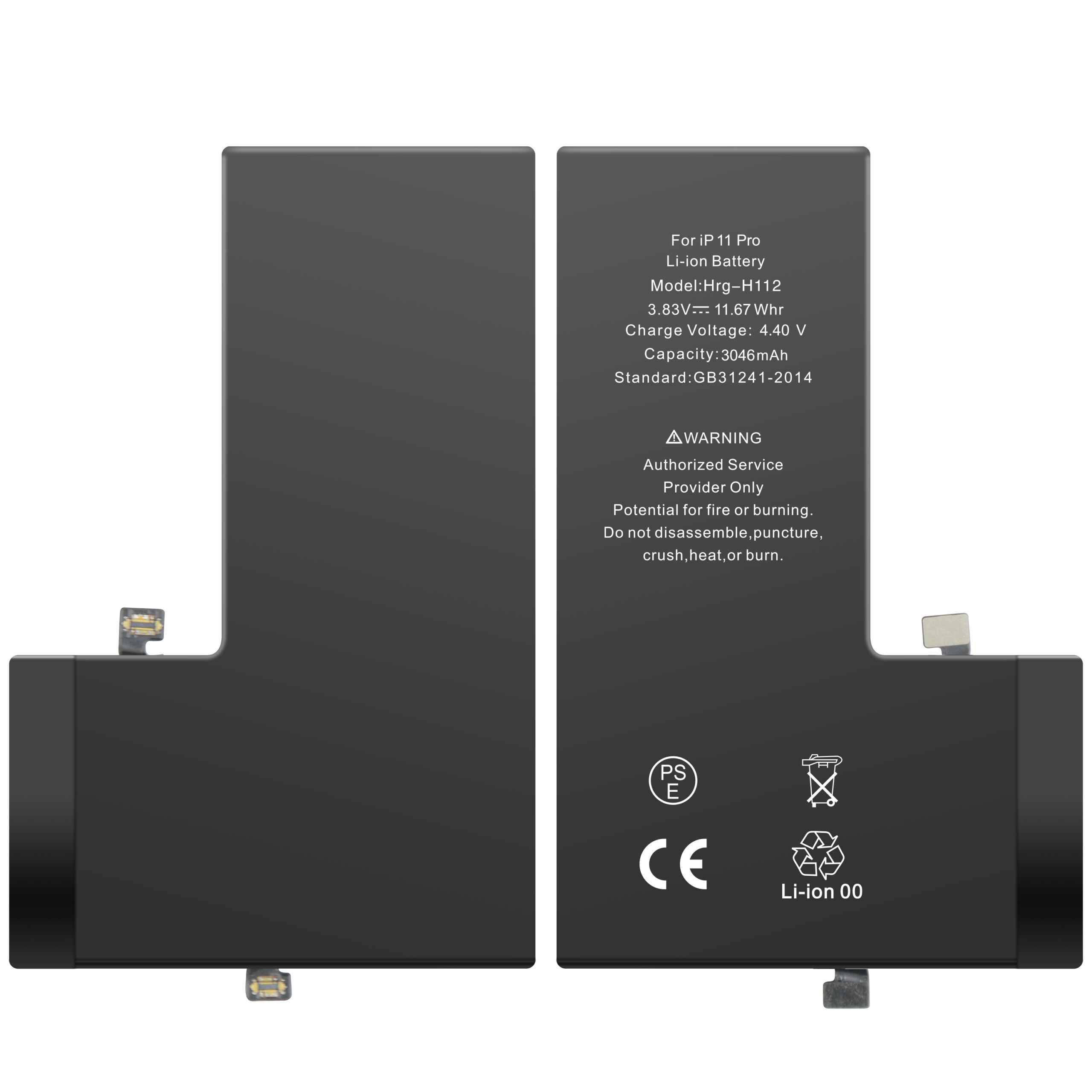 KS Battery with BMS Flex (No Pop-Up) for iPhone 11 Pro