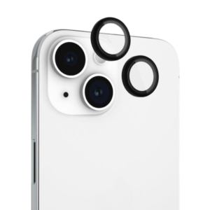 Metal Camera Ring Protector with Tempered Glass Lens for iPhone 14 / 14 Plus