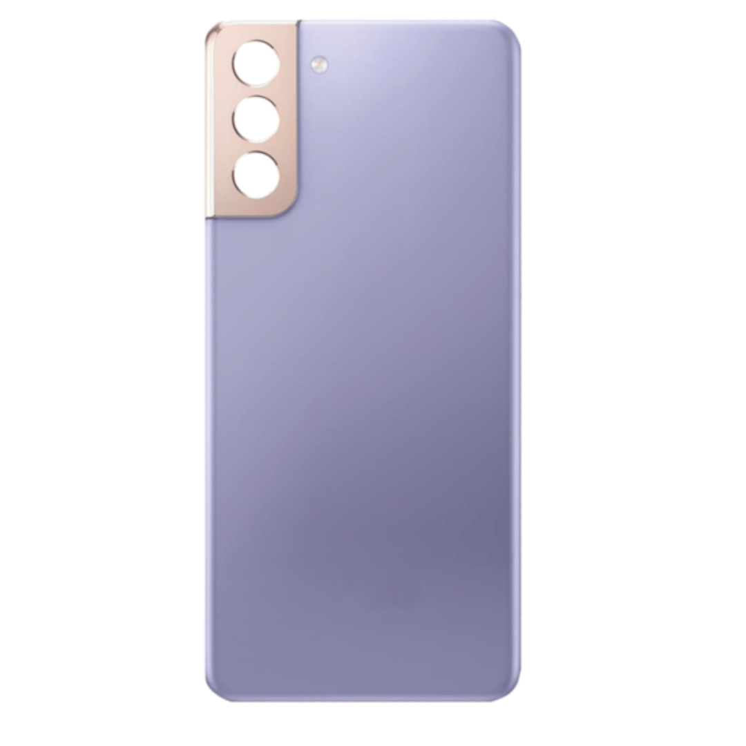 Back Cover Glass with Camera Lens and Adhesive for Samsung Galaxy S21 Plus - Phantom Violet