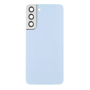 Back Cover Glass with Camera Lens and Adhesive for Samsung Galaxy S22 - Sky Blue