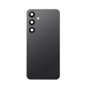 Back Cover Glass with Camera Lens and Adhesive for Samsung Galaxy S24 - Onyx Black
