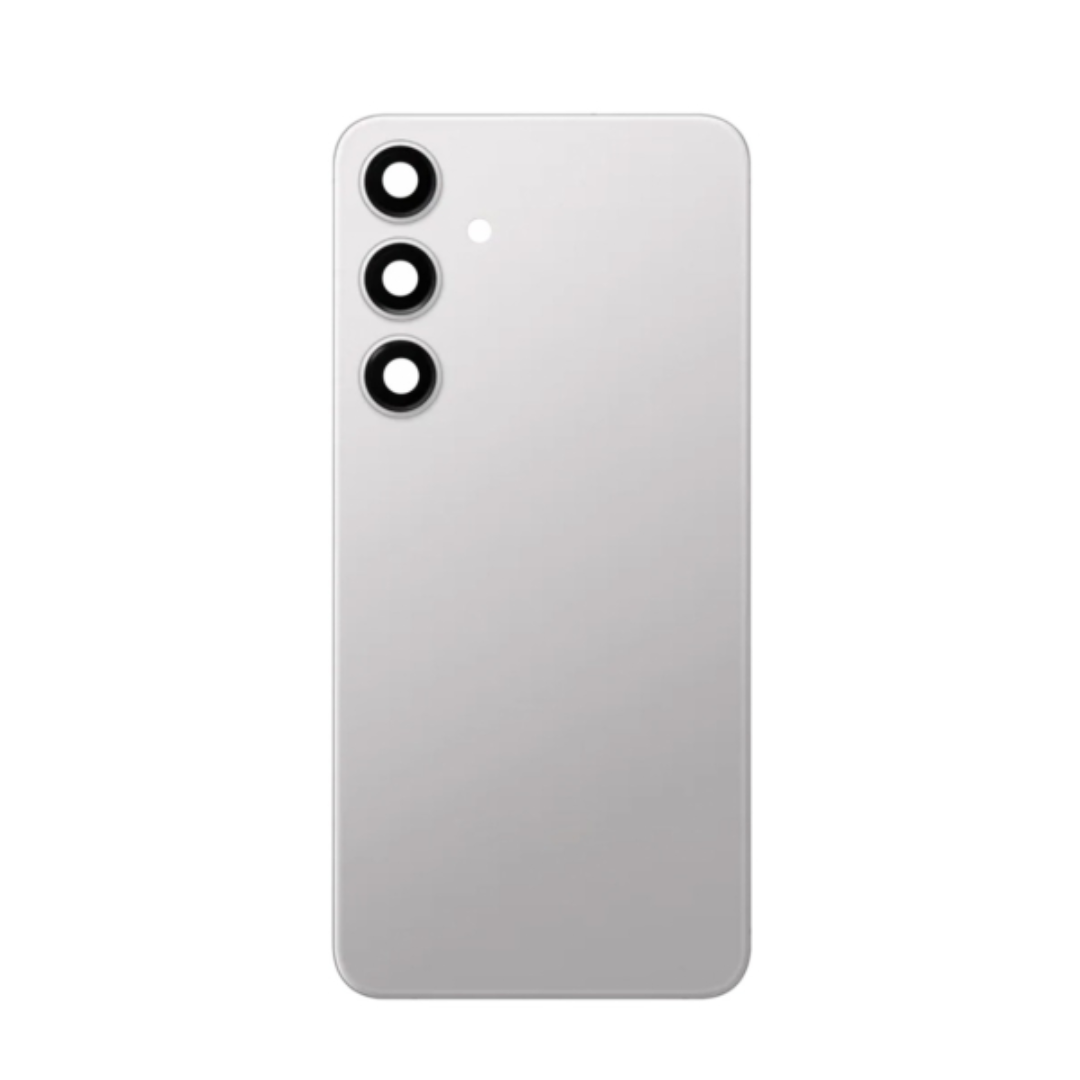 Back Cover Glass with Camera Lens and Adhesive for Samsung Galaxy S24 Plus - Marble Gray