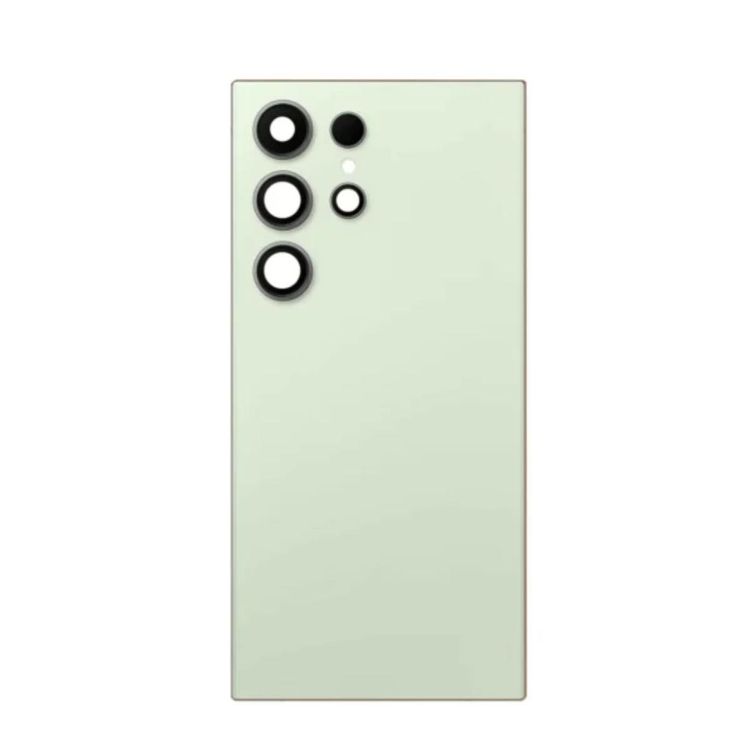 Back Cover Glass with Camera Lens and Adhesive for Samsung Galaxy S24 Ultra - Titanium Green