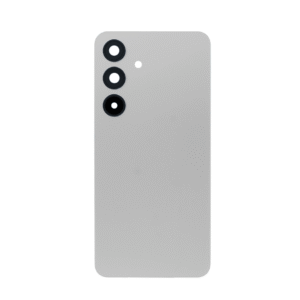 Back Cover Glass with Camera Lens and Adhesive for Samsung Galaxy S25 Plus - Silver Shadow