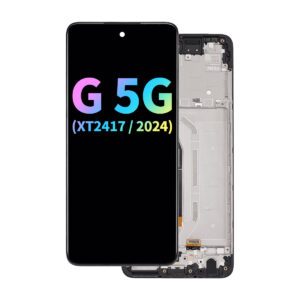 Refurbished LCD Assembly with Frame for Moto G 5G (XT2417 / 2024)