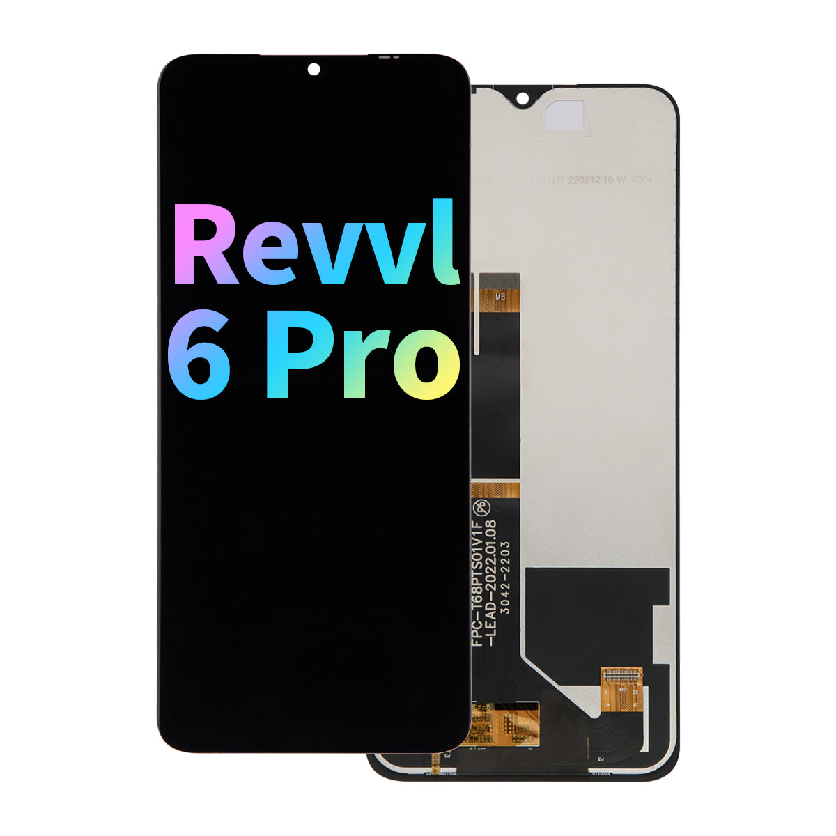 Refurbished LCD Assembly without Frame for T-Mobile Revvl 6 Pro