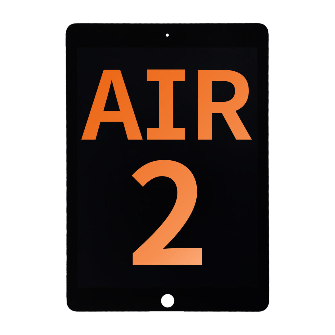 LCD Assembly with Digitizer for iPad Air 2 (Sleep + Wake Sensor Flex Pre-Installed) - Black