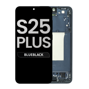Refurbished OLED Assembly with Frame for Samsung Galaxy S25 Plus - Blueblack