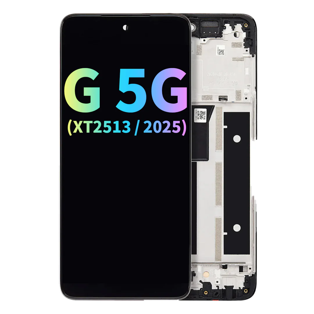 Refurbished LCD Assembly with Frame for Moto G 5G (XT2513 / 2025)