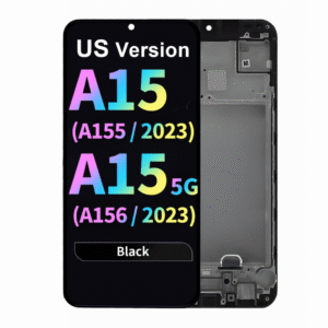 OLED Assembly with Frame for Samsung Galaxy A15 (A155 / 2023) / A15 5G (A156 / 2023) (6.5") - Black