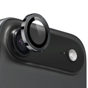Metal Camera Ring Protector with Tempered Glass Lens for iPhone Air