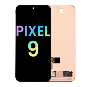 GEN OLED Assembly with Frame for Google Pixel 9 (With Finger Print Sensor) - Black