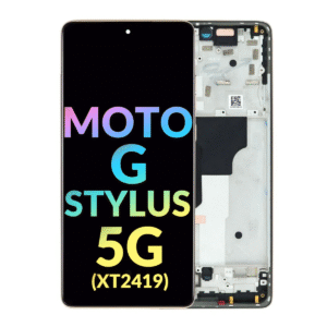 Refurbished OLED Assembly with Frame for Moto G Stylus 5G (XT2419 / 2024) - Caramel Latte