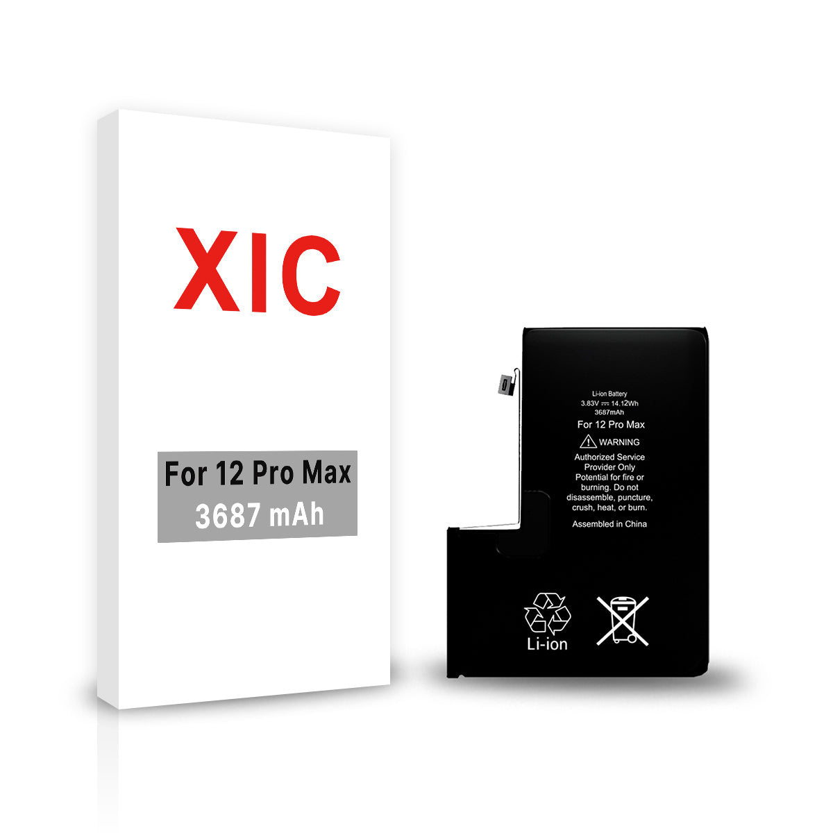 XIC Battery Replacement (No Pop-Up) for iPhone 12 Pro Max